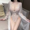Bộ Bodysuit Phối Ren Gợi Cảm