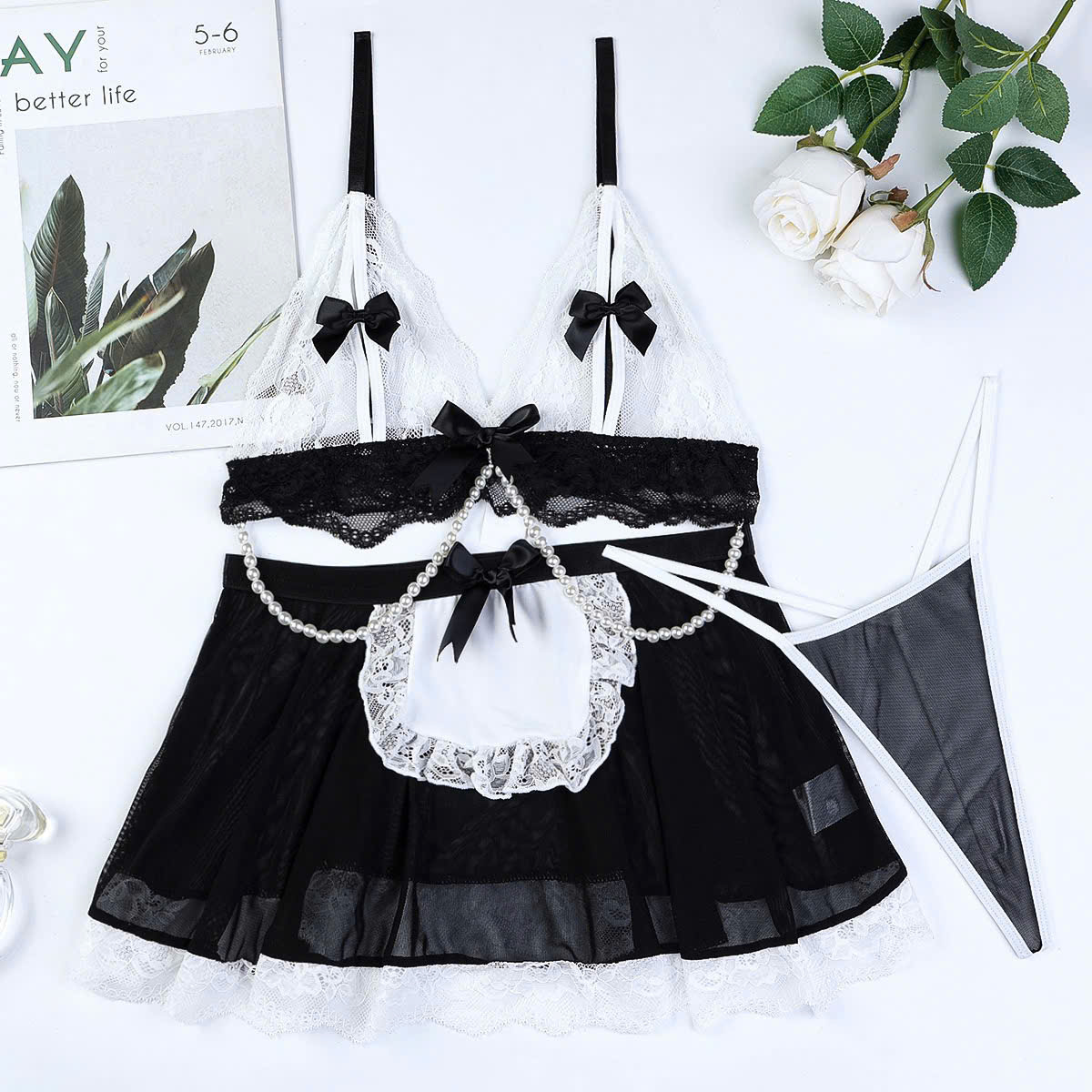 Váy Ngủ Cosplay Phục Vụ Gợi Cảm