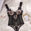 Bộ Bodysuit Ren Họa Tiết