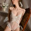 Bộ Bodysuit Ren Tôn Dáng