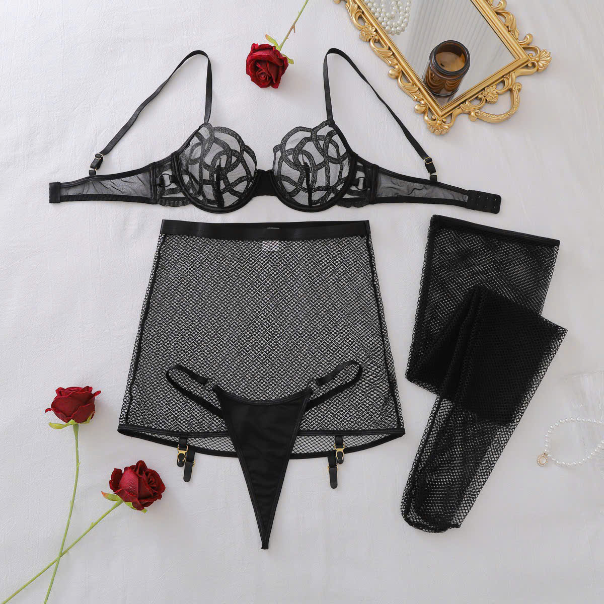 Bộ Bra Gọng Phối Ren Sexy