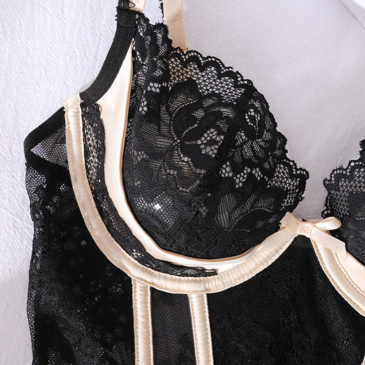 Bộ Corset Ren Sexy Gợi Cảm