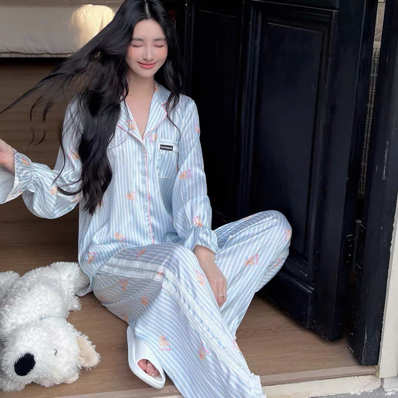 Bộ Pyjama Gấu Đáng Yêu