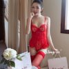 Bộ Bodysuit Lace Quyến Rũ